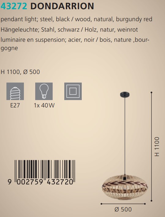 Люстра DONDARRION (43272), EGLO - Зображення 43272--.jpg