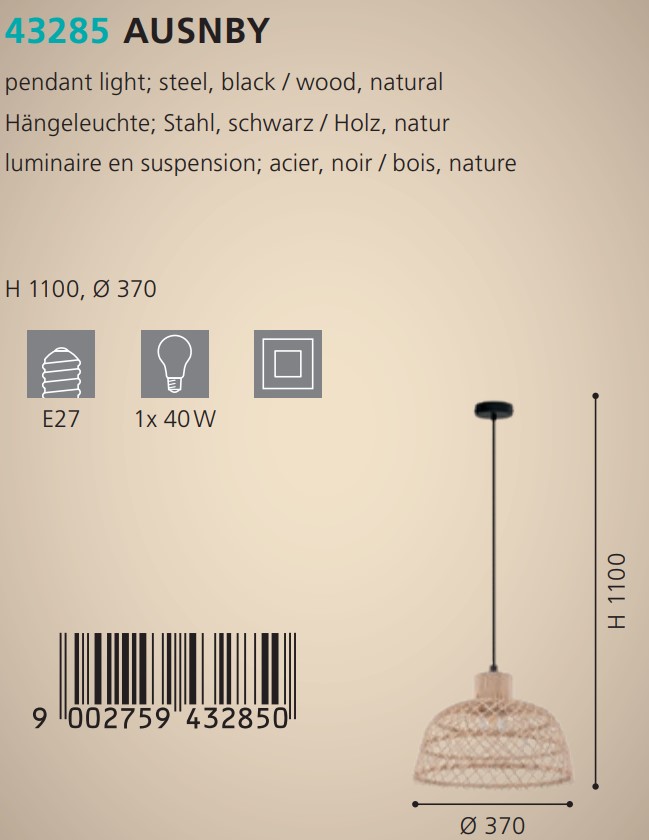 Люстра AUSNBY (43285), EGLO - Зображення 43285--.jpg