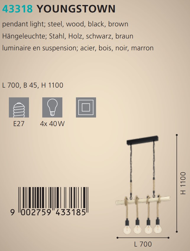 Люстра YOUNGSTOWN (43318), EGLO - Зображення 43318--.jpg