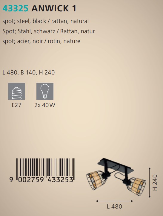 Спот ANWICK 1 (43325), EGLO - Зображення 43325--.jpg