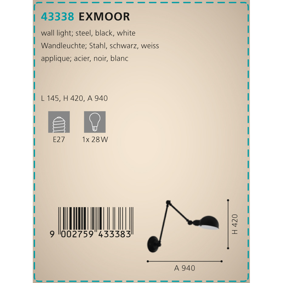 Бра EXMOOR (43338), EGLO - Зображення 43338--.jpg