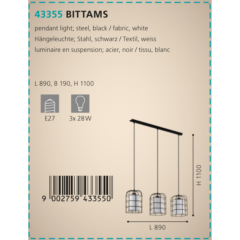 Люстра BITTAMS (43355), EGLO - Зображення 43355--.jpg