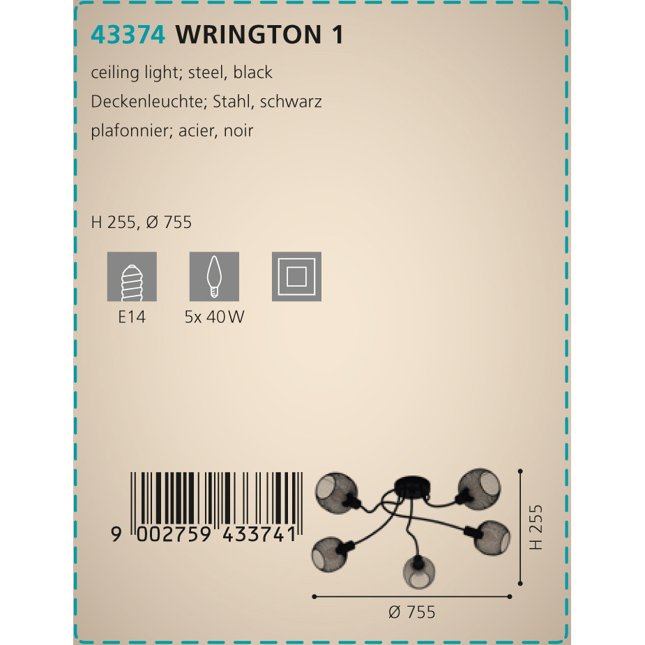 Люстра WRINGTON 1 (43374), EGLO - Зображення 43374--.jpg