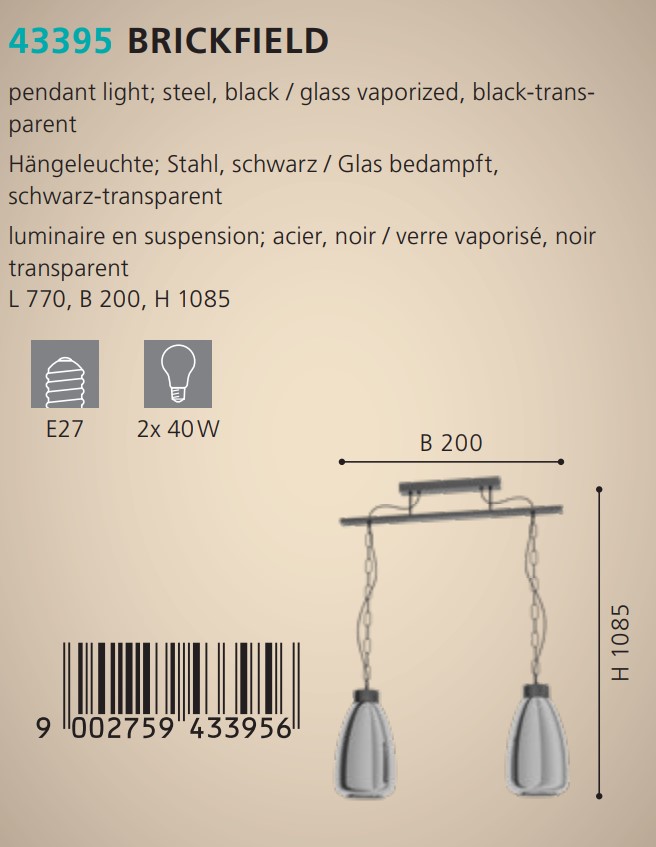 Люстра BRICKFIELD (43395), EGLO - Зображення 43395--.jpg