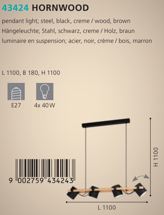Люстра HORNWOOD (43424), EGLO - Зображення 43424--.jpg