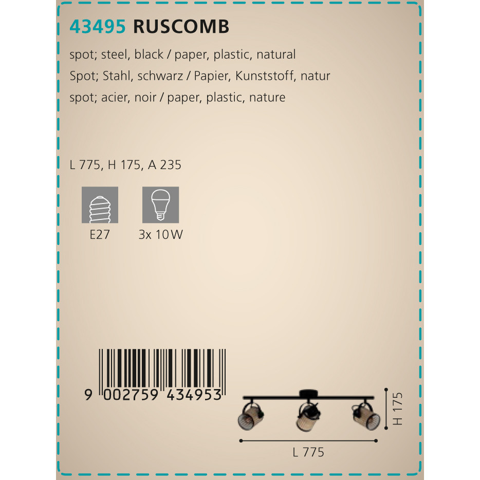 Спот RUSCOMB (43495), EGLO - Зображення 43495--.jpg