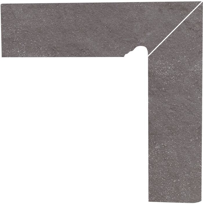 Цоколь правий 3109 Taurus Grys 2х-елементний 81x300x11 Paradyz - Зображення