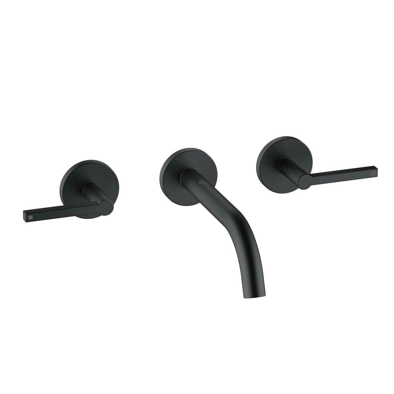 Змішувач для умивальника 180 DN 15 Nova Fonte 201443915 чорний Kludi - Зображення