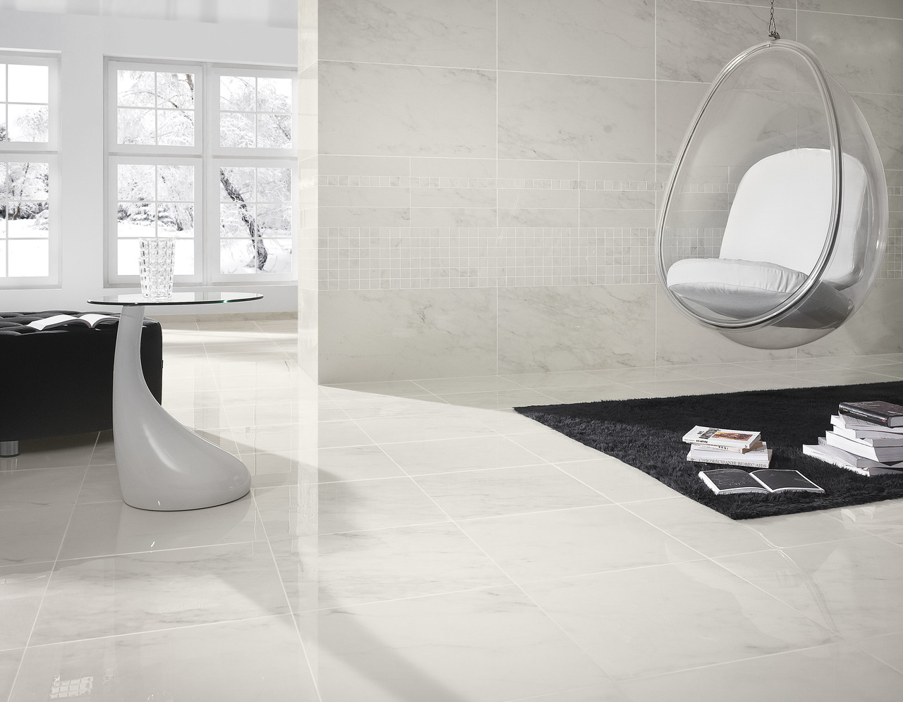 Плитка керамогранітна Calacatta POL 598x1198x9 Paradyz - Зображення 44a30-calacatta_salon_polaranz_2.jpg