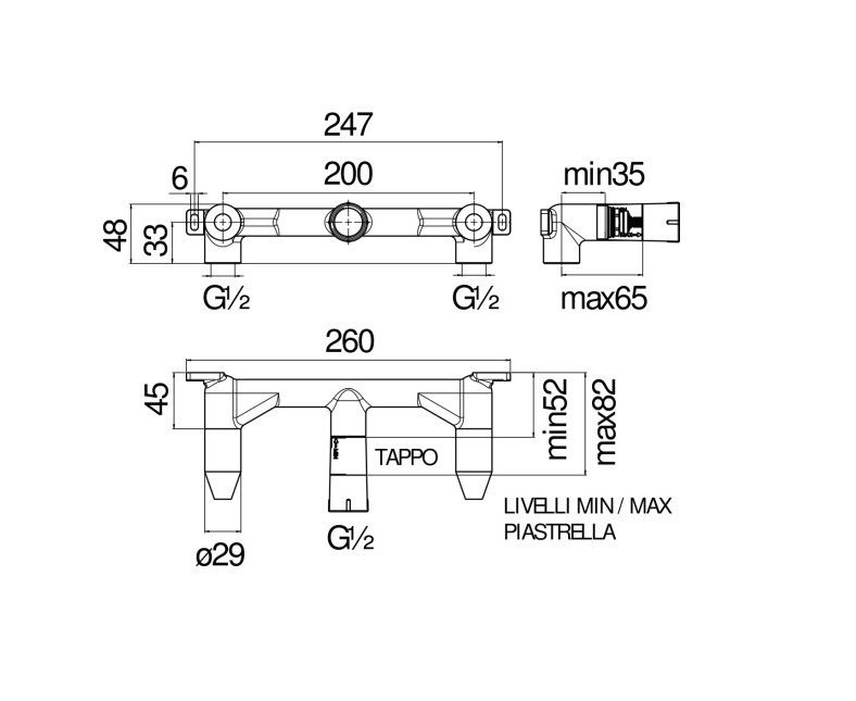 Вбудована частина змішувача Velis All Box Dual Control WE00298 Nobili - Зображення 45581551-1d8c8.jpg