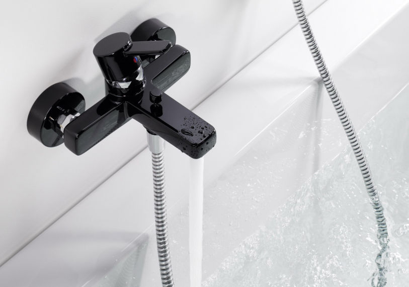 Смеситель для ванны DN 15 ZENTA (386708675), черный Kludi - Зображення 4718f-386708675.jpg