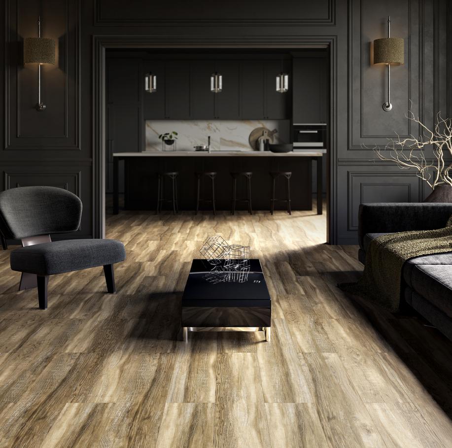 Плитка керамогранітна Bottega Темно-коричневий 200x1200 Intercerama - Зображення 48556334-cb6b5.jpg