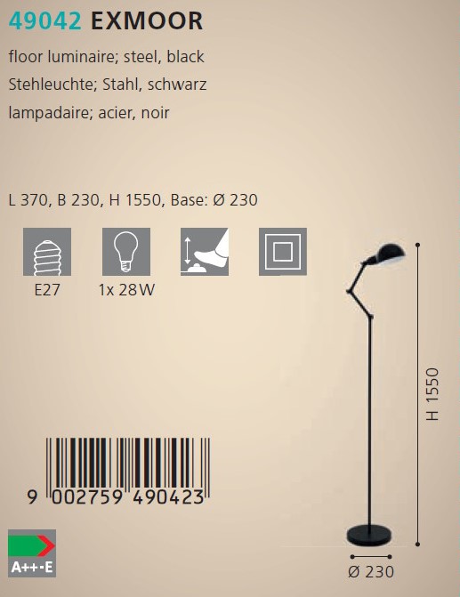 Торшер EXMOOR (49042), EGLO - Зображення 49042-.jpg