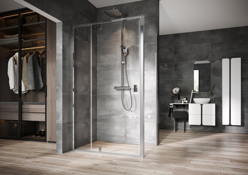 Душова стінка нерухома одноелементна NPSS-90 Transparent 90O70C00Z1 RAVAK - Зображення 49068134-0ae43.jpg