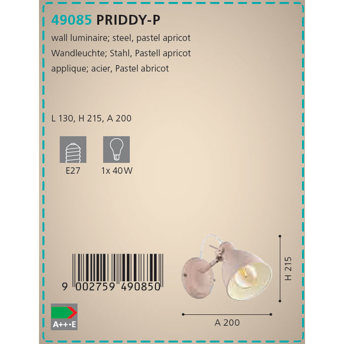 Бра PRIDDY-P (49085), EGLO - Зображення 49085--.jpg