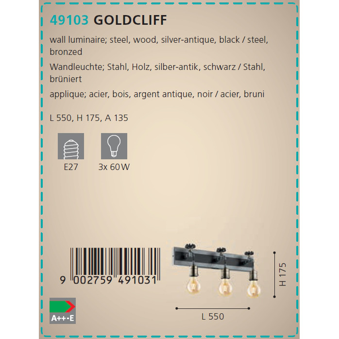 Бра GOLDCLIFF (49103), EGLO - Зображення 49103-.jpg