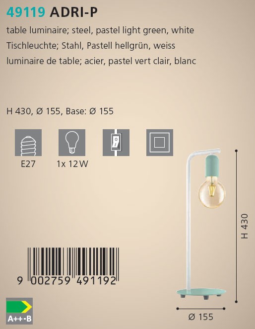 Настільна лампа ADRI-P (49119), EGLO - Зображення 49119--.jpg