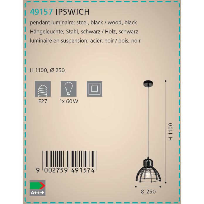 Люстра IPSWICH (49157), EGLO - Зображення 49157--.jpg