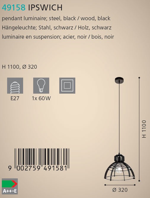 Люстра IPSWICH (49158), EGLO - Зображення 49158--.jpg