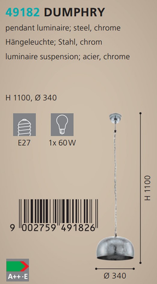 Люстра DUMPHRY (49182), EGLO - Зображення 49182-.jpg