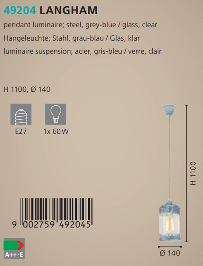 Люстра LANGHAM GRAU-BLAU (49204), EGLO - Зображення 49204--.jpg