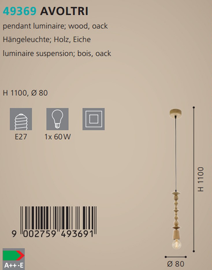 Люстра AVOLTRI (49369), EGLO - Зображення 49369--.jpg