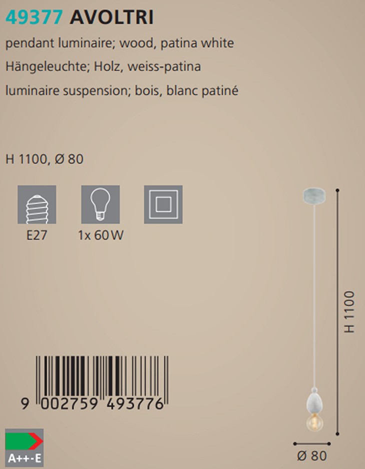 Люстра AVOLTRI (49377), EGLO - Зображення 49377--.jpg