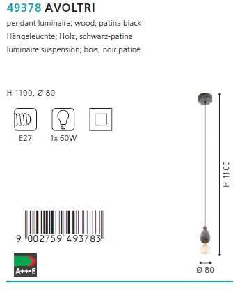 Люстра AVOLTRI (49378), EGLO - Зображення 49378--.jpg