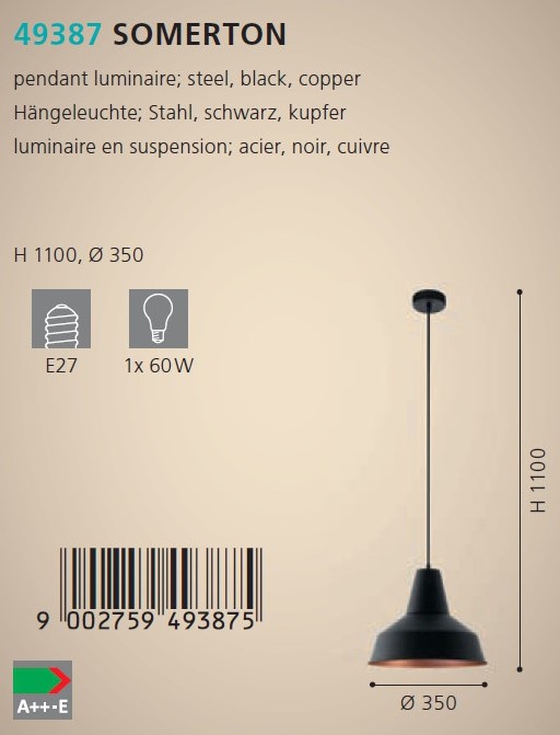 Люстра SOMERTON (49387), EGLO - Зображення 49387--.jpg