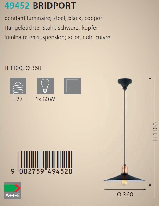 Люстра BRIDPORT (49452), EGLO - Зображення 49452--.jpg