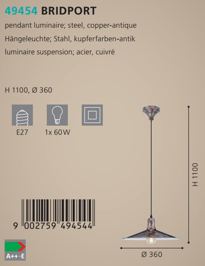 Люстра BRIDPORT (49454), EGLO - Зображення 49454--.jpg