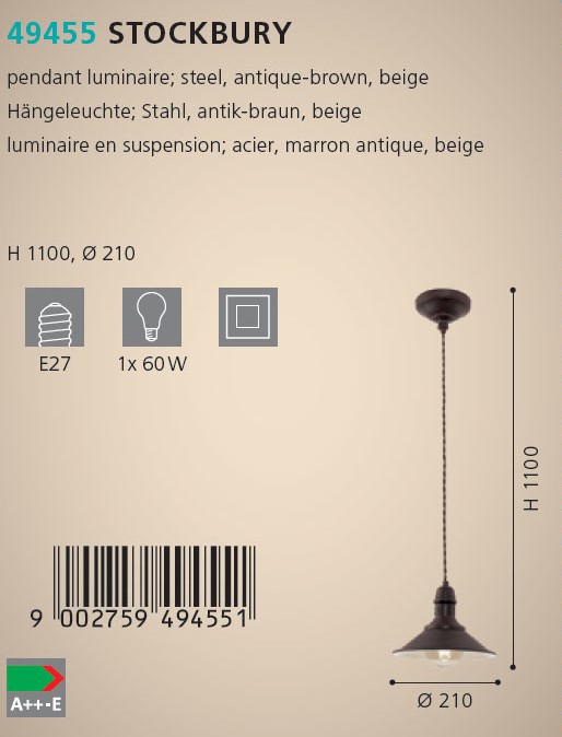 Люстра STOCKBURY (49455), EGLO - Зображення 49455--.jpg