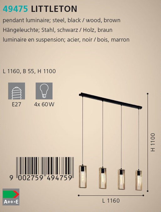 Люстра LITTLETON (49475), EGLO - Зображення 49475--.jpg