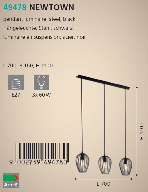 Люстра NEWTOWN (49478), EGLO - Зображення 49478--.jpg