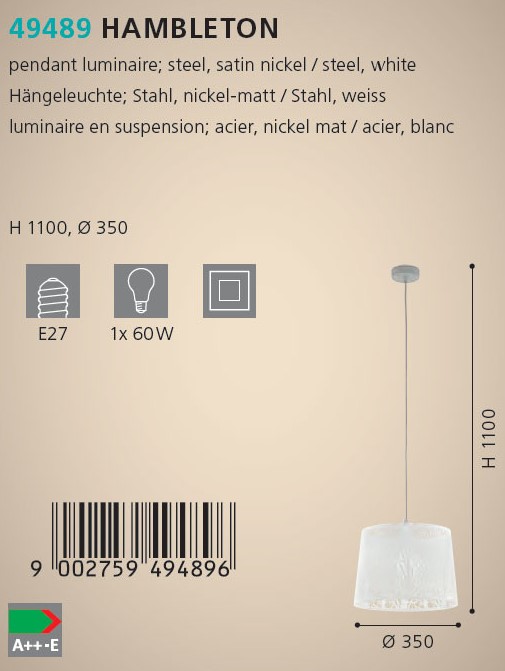 Люстра HAMBLETON (49489), EGLO - Зображення 49489--.jpg