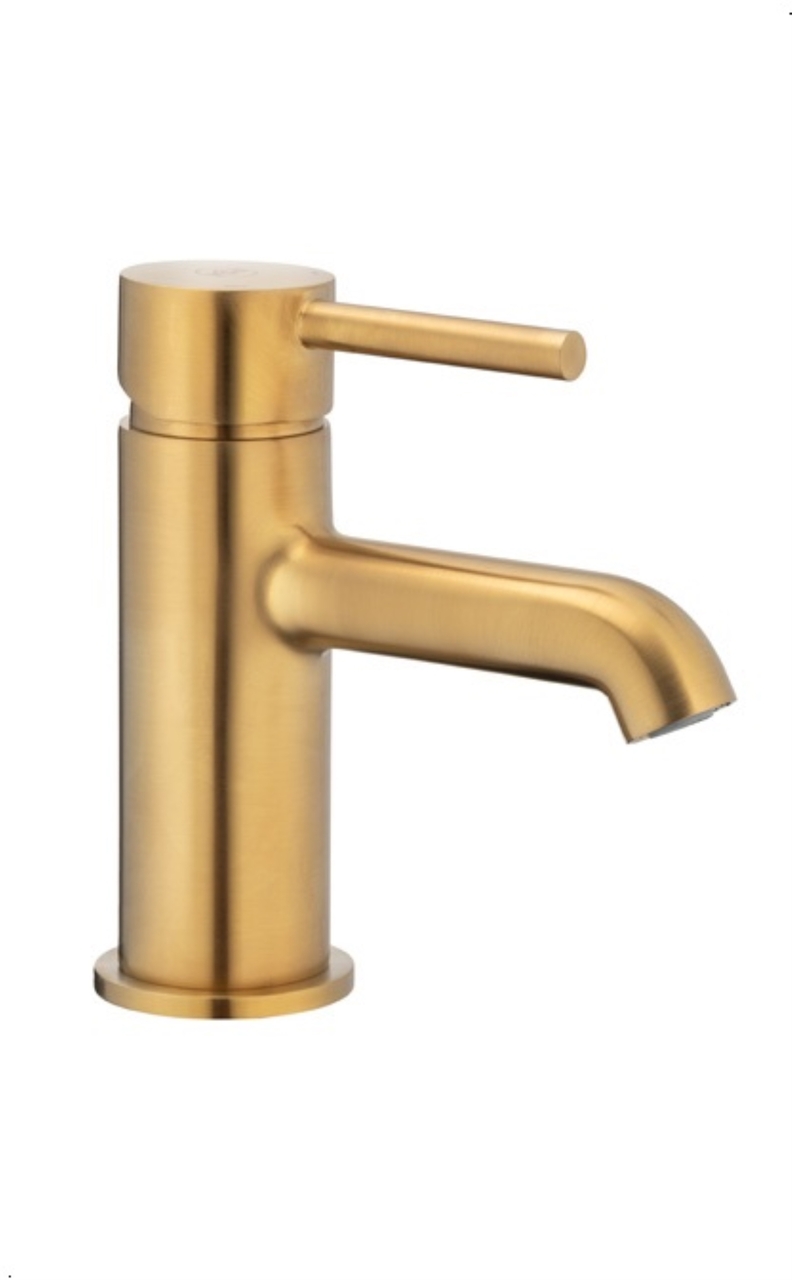 3мішувач для умивальника Moza Gold 5032-815-31 KFA ARMATURA - Зображення