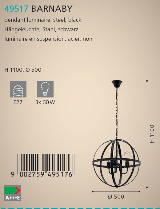 Люстра BARNABY (49517), EGLO - Зображення 49517--.jpg