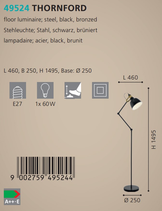 Торшер THORNFORD (49524), EGLO - Зображення 49524--.jpg