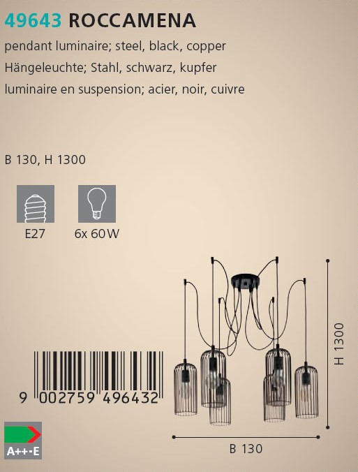 Люстра ROCCAMENA (49643), EGLO - Зображення 49643--.jpg