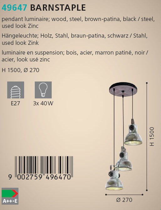 Люстра BARNSTAPLE (49647), EGLO - Зображення 49647--.jpg