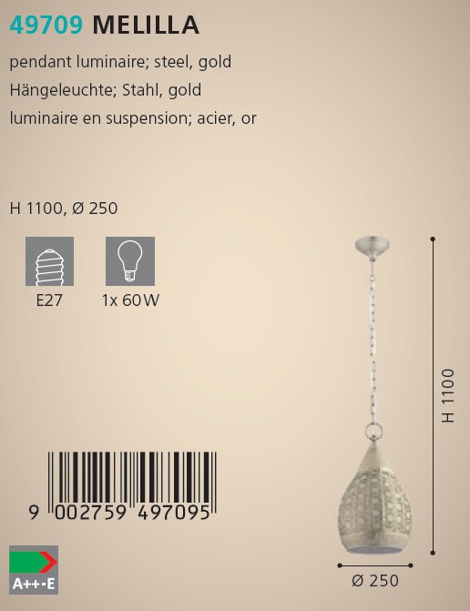 Люстра MELILLA GOLD (49709), EGLO - Зображення 49709--.jpg