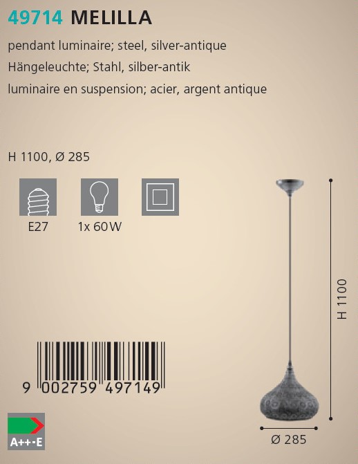 Люстра MELILLA SILBER-ANTIK (49714), EGLO - Зображення 49714--.jpg