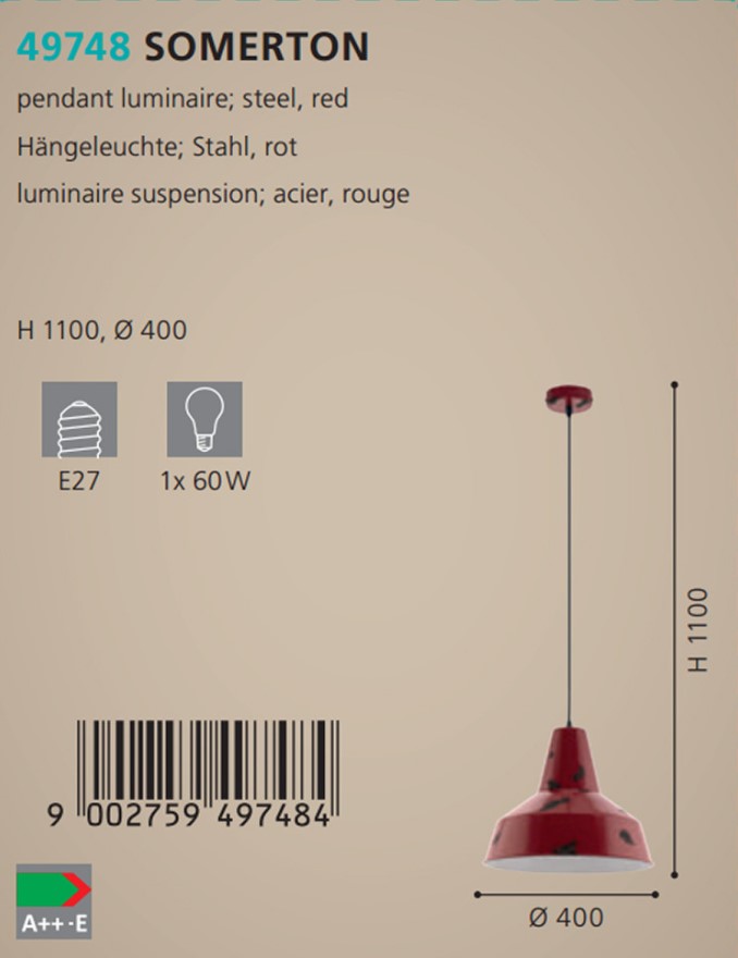 Люстра SOMERTON ROT-ANTIK (49748), EGLO - Зображення 49748--.jpg