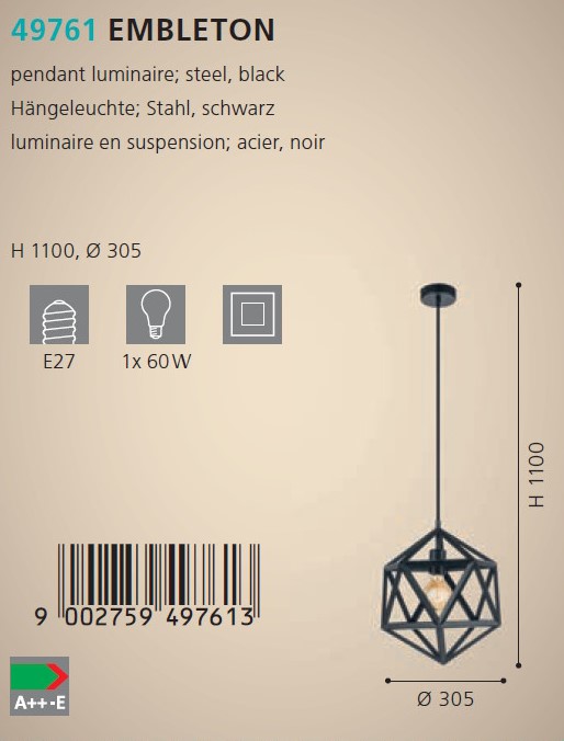Люстра EMBLETON (49761), EGLO - Зображення 49761--.jpg