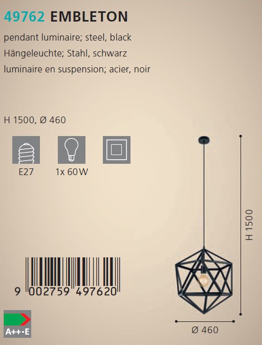 Люстра EMBLETON (49762), EGLO - Зображення 49762--.jpg
