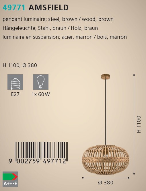 Люстра AMSFIELD BAMBUS (49771), EGLO - Зображення 49771--.jpg