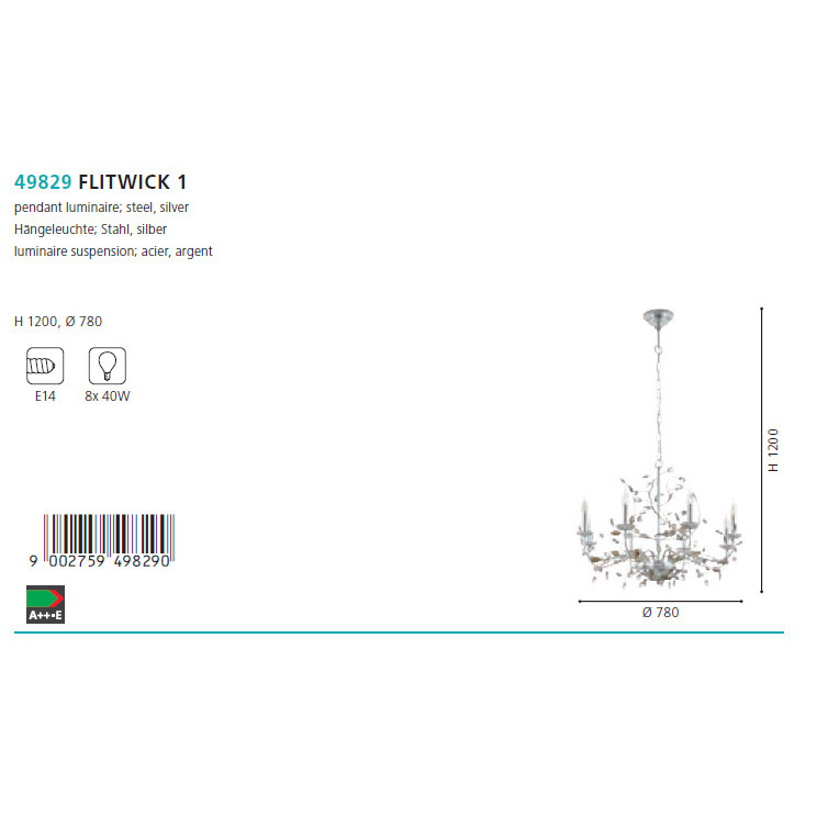 Люстра FLITWICK 1 (49829), EGLO - Зображення 49829--.jpg