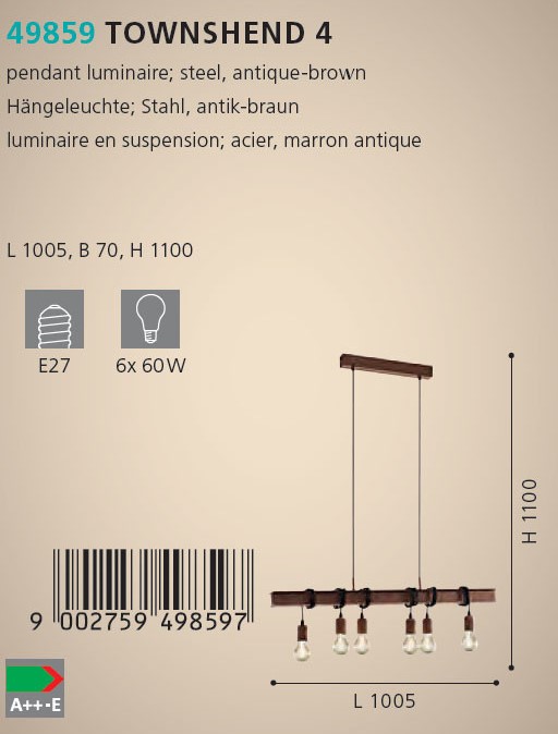 Люстра TOWNSHEND 4 (49859), EGLO - Зображення 49859--.jpg