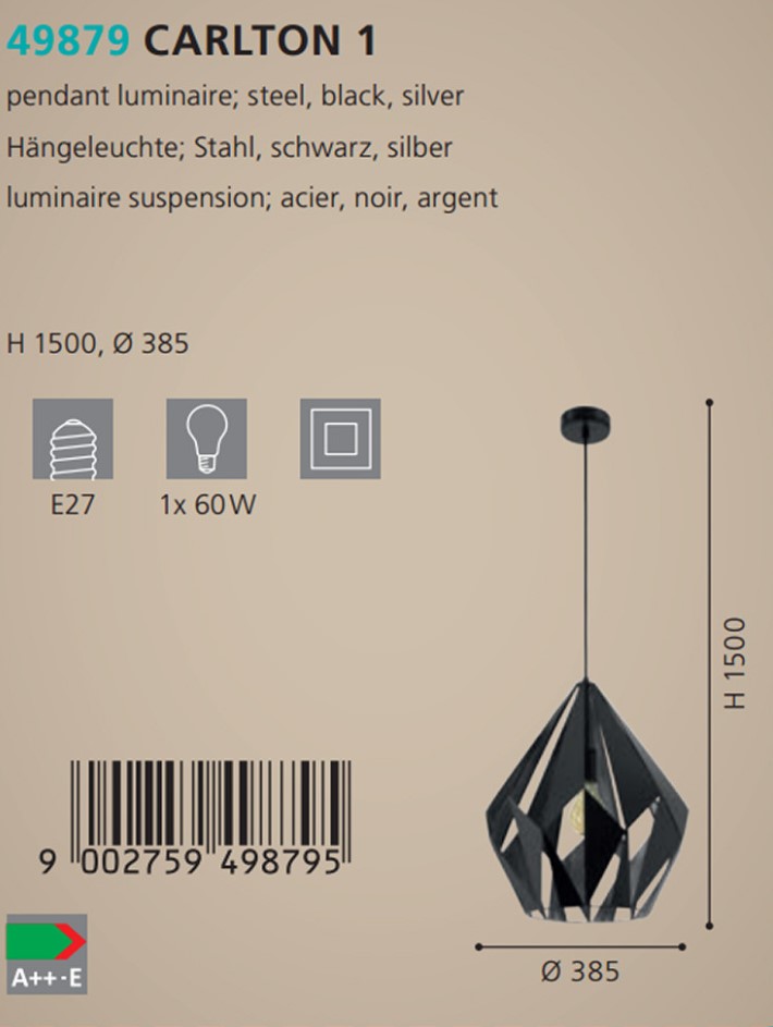 Люстра CARLTON 1 (49879), EGLO - Зображення 49879--.jpg