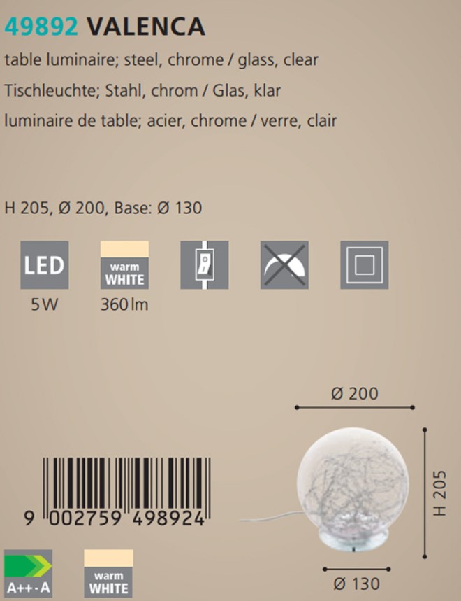 Настільна лампа VALENCA LED (49892), EGLO - Зображення 49892--.jpg